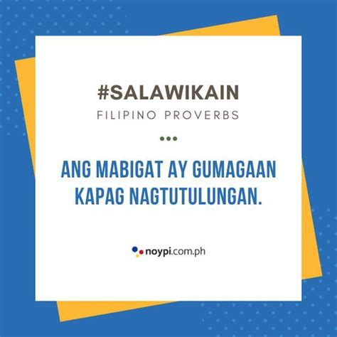 SALAWIKAIN: 550+ Halimbawa ng Salawikain (with Pictures).